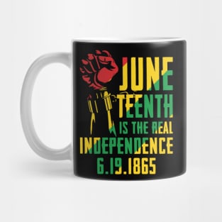 Juneteenth Is The Rea  Independence Day Mug